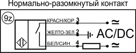 Датчик бесконтактный индуктивный И03-NO-AC-Z-HT(Л63)