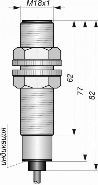 Датчик бесконтактный индуктивный ИДА09-U-PNP(Д16Т, НКУ)