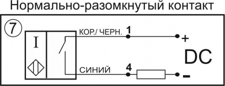 Датчик бесконтактный индуктивный И09-NO-DC-ПГ(Л63, Lкаб=5м)